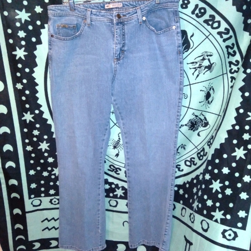 Midrise bootcut 16M Lee light wash Jean's